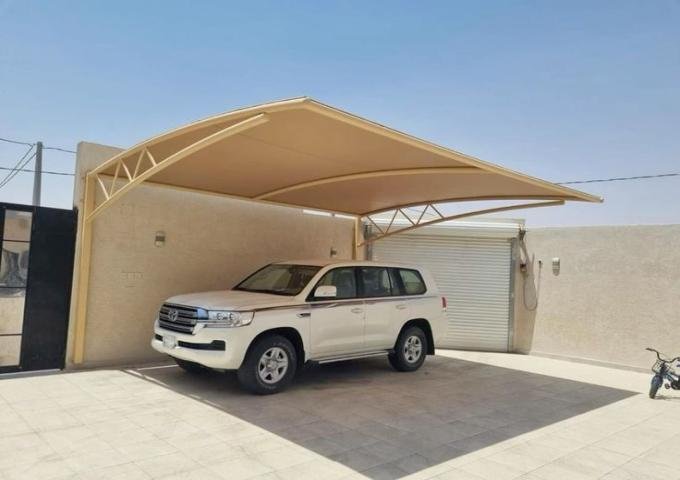 تكلفة مظلات سيارات بالمتر حي الشفاء