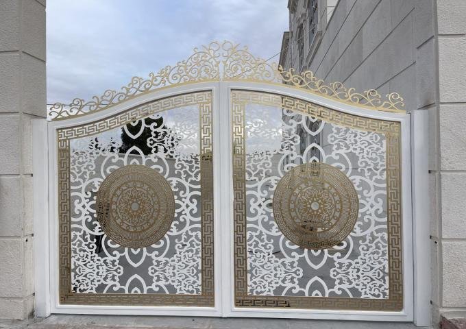 تنفيذ باب ليزر  حديد سريع  شمال الرياض