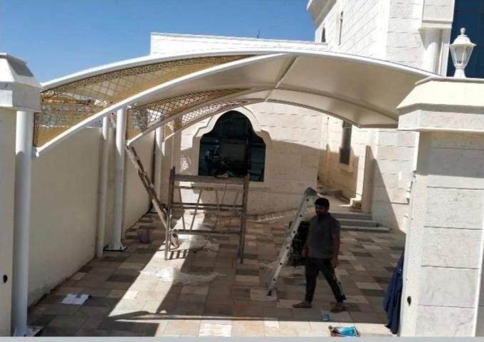 حداد تجهيز كامل مظلات سيارات حي السلام حب لبن